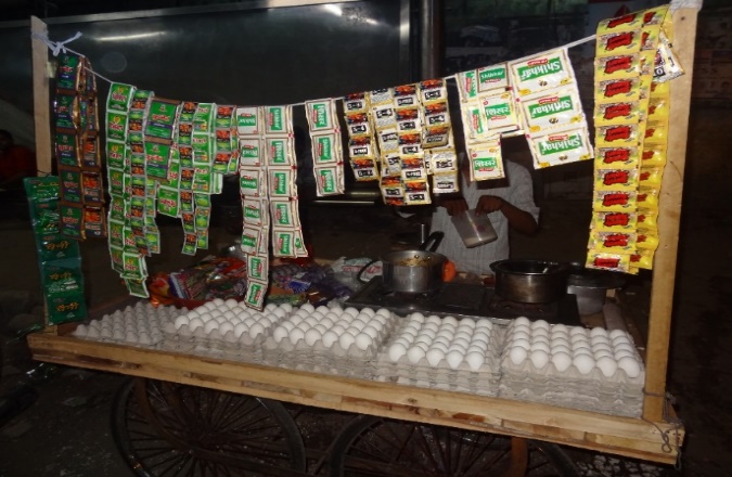 An evening cart stocked with the help of an SWA donor